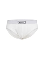 Ribbed cotton boxer briefs - Versace Underwear - Men
