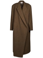 Dhani wool double breast coat The Row Women Luisaviaroma