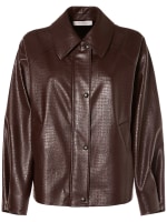 Max mara discount faux leather jacket