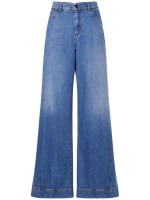 【送料&関税込】Weekend Max Mara Vega Denim Trouser Wide-leg denim jeans, navy | 