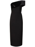 Asymmetric stretch cady midi dress - Roland Mouret - Women | Luisaviaroma
