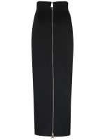 【関税込み】KHAITE ブラック Ruddy マキシスカート Ruddy ジップロングスカート - Khaite - レディース | Luisaviaroma