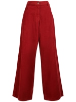 Chan velvet wide pants The Row Women Luisaviaroma