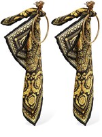 versace sash earrings