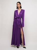 the attico purple dress