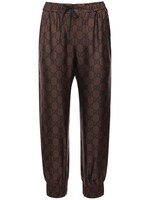 gucci sweatpants brown