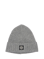 Stone Island - Cappello beanie in maglia di lana a costine - | Luisaviaroma