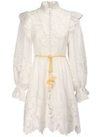 zimmermann carnaby linen dress