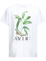 Amiri - Banana tree print cotton jersey 
