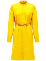 givenchy belted cotton shirtdress