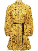 Lulu drop waist cotton mini dress 
