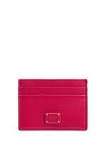 Dolce \u0026 Gabbana - Porta carte di credito in pelle con logo - Fucsia |  Luisaviaroma