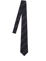 Cravatta In Seta E Cotone Jacquard Luisaviaroma Uomo Accessori Cravatte e accessori Cravatte 