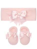 Luisaviaroma Bambina Abbigliamento Intimo Calze Fascia In Maglia Di Lana Con Calzini E Fiocco 