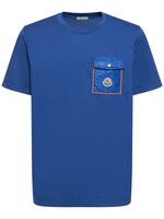 Flap-pocket cotton-jersey T-shirt | Moncler