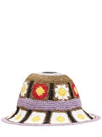 Borsalino - Crocheted viscose bucket 