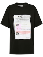 Basic logo cotton jersey t-shirt - MM6 Maison Margiela - Women