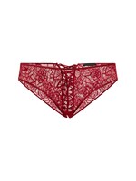 Kiki de Montparnasse Women's Coquette Lace Thong - Red - Size Medium