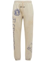 Saint Michael - Logo distressed cotton sweatpants - | Luisaviaroma