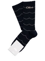 Calzini In Maglia Di Misto Cotone A Intarsio Luisaviaroma Bambina Abbigliamento Intimo Calze 