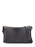 Uma Black Leather Crossbody Bag