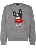 Icon ciro cotton jersey sweatshirt - Dsquared2 - Men | Luisaviaroma