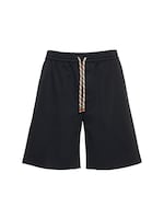 Shorts Longnow In Seta Stampata di McQ da Uomo Uomo Abbigliamento da Shorts da Shorts casual 