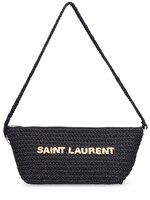 Saint Laurent Le Rafia Crossbody Bag - Black - Men