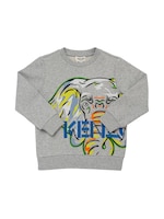 Embroidered elephant sweatshirt - Kenzo Kids - Boys Luisaviaroma