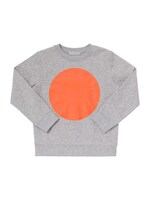 Stella McCartney Kids Circular logo-print Cotton Sweatshirt - Female, White, 2-4-6-8-10