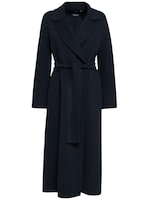 wool drape coat