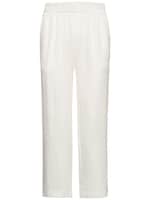 Louis Vuitton Beach Monogram Silk Twill Pajama Pants In Rouge Vif