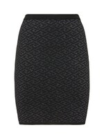 Monogram Jacquard Low Waisted Skirt in Multicolor – SVRN