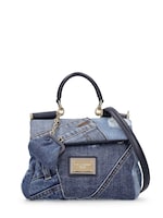 Sicily Small Soft Handbag - Dolce & Gabbana - Denim - Denim