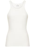 Ribbed Crop Top - White - Ladies