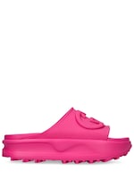 Gucci - 40mm miami rubber pool slides - Box Pink | Luisaviaroma