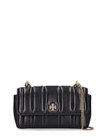 Tory Burch - Mini kira leather flap bag - Black | Luisaviaroma