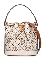 Tory Burch T Monogram Embossed Bucket Bag