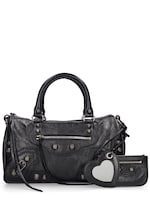 Medium le cagole leather duffle bag - Balenciaga Women | Luisaviaroma