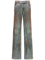 Panya cotton denim embellished jeans The Attico Damen