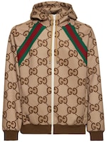 printed tech zip-up hoodie - Gucci Men