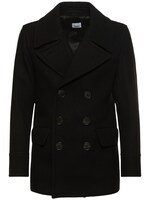 Double breasted wool blend peacoat - - Men | Luisaviaroma