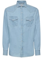 Denim shirt - Brunello Cucinelli - Men | Luisaviaroma