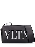 Valentino Garavani Locò Calfskin Crossbody Bag in White for Men