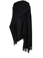 Saint Laurent | Women Wool Blend Scarf Black Unique