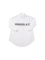 コットンポプリンシャツワンピース - MM6 Maison Margiela - ガールズ