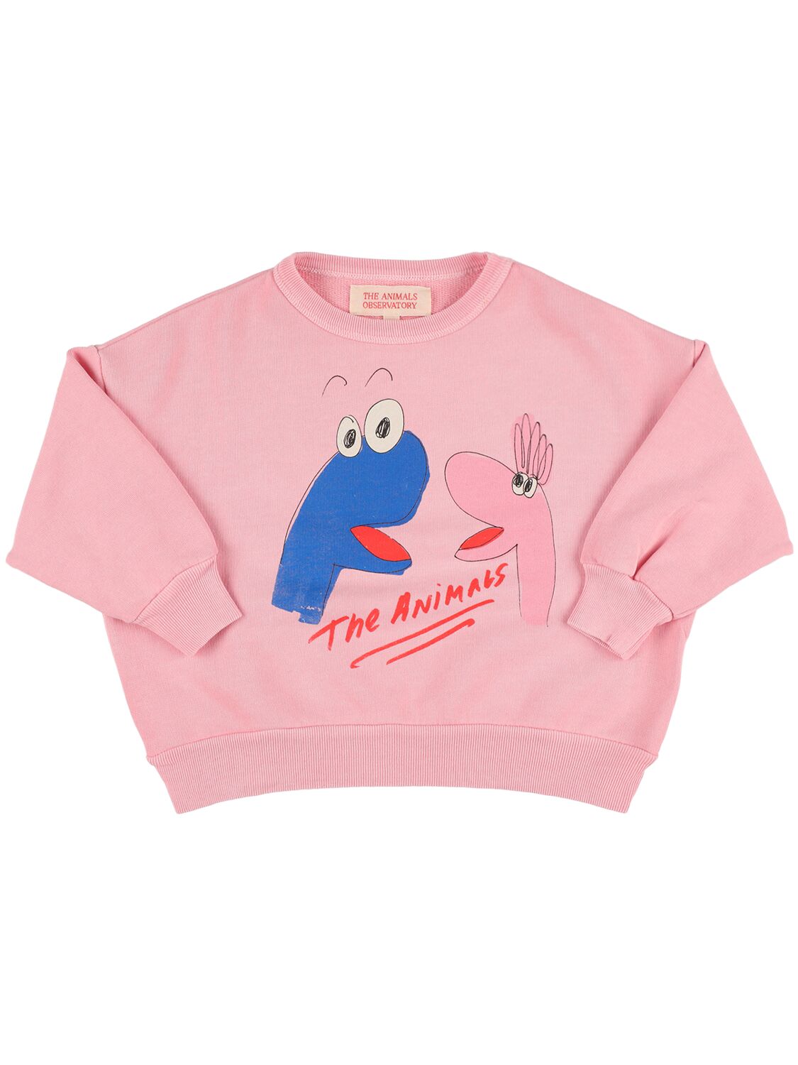 THE ANIMALS OBSERVATORY MUPPETS PRINT COTTON SWEATSHIRT