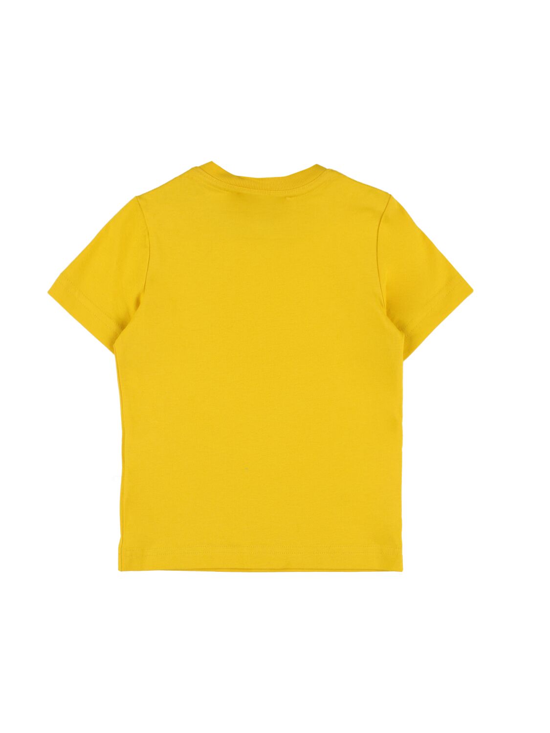 Shop Dsquared2 Printed Cotton Jersey T-shirt In Yellow