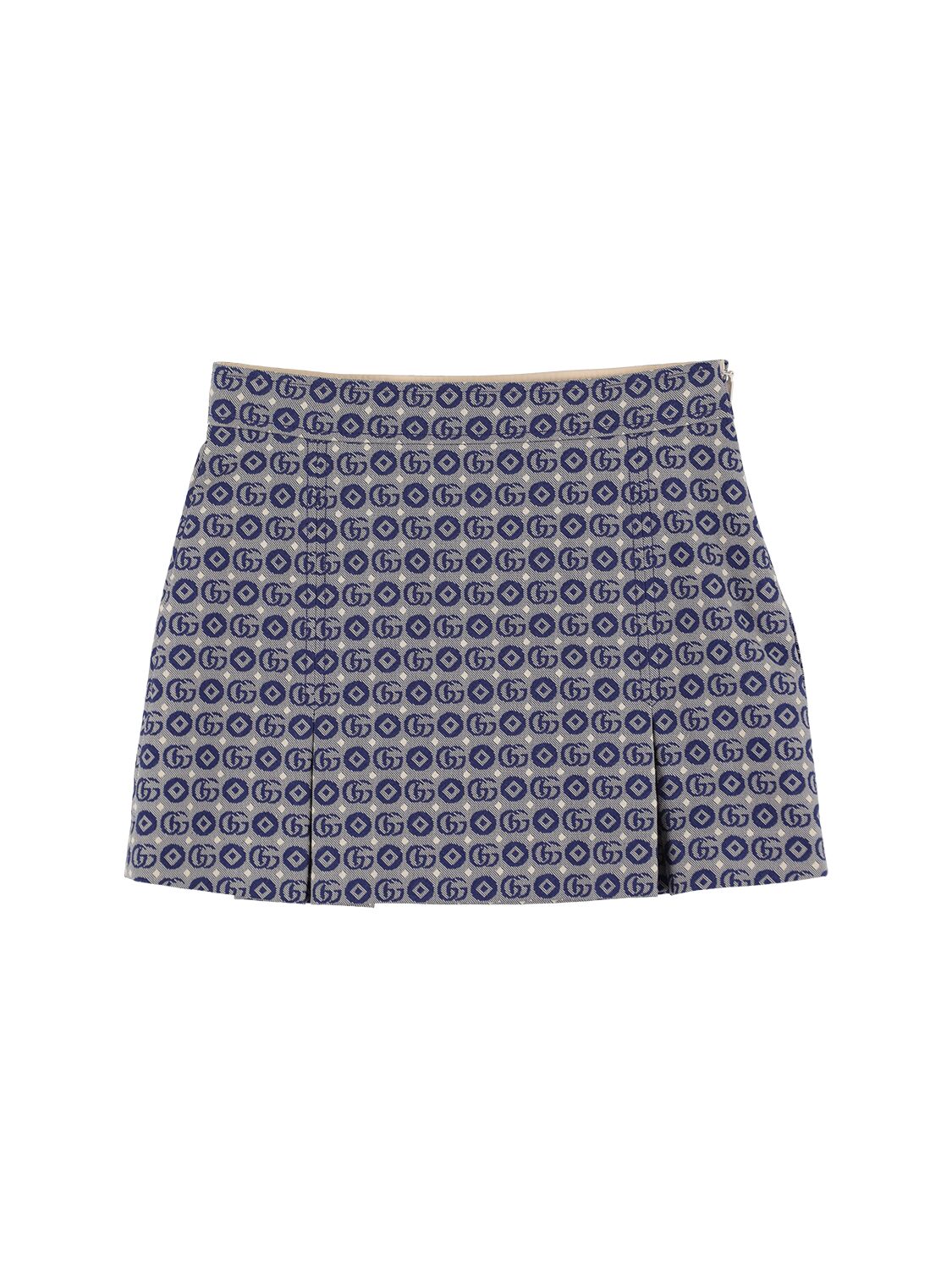 Image of Cotton Blend Skirt