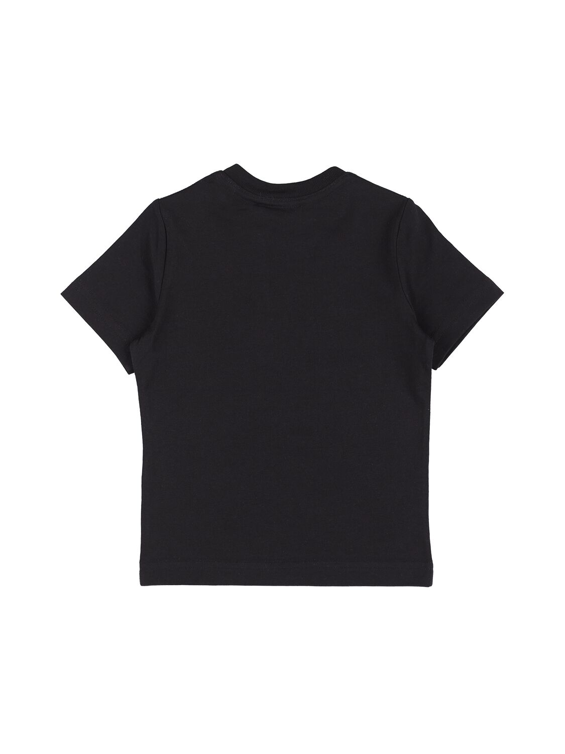 Shop Dsquared2 Printed Cotton Jersey T-shirt In Black